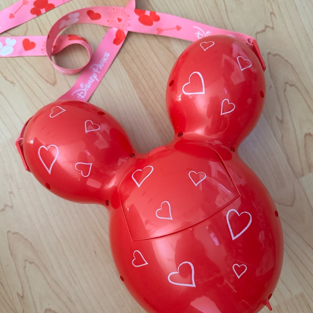Valentine's Day Disney Balloon Popcorn Bucket - Picture 3 of 3